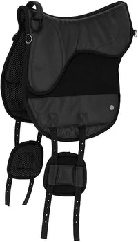 Covalliero - Almohadilla de Equitación AiRide, Accesorio para Montar, Negro, 50cm, Caballos, Lavable a máquina