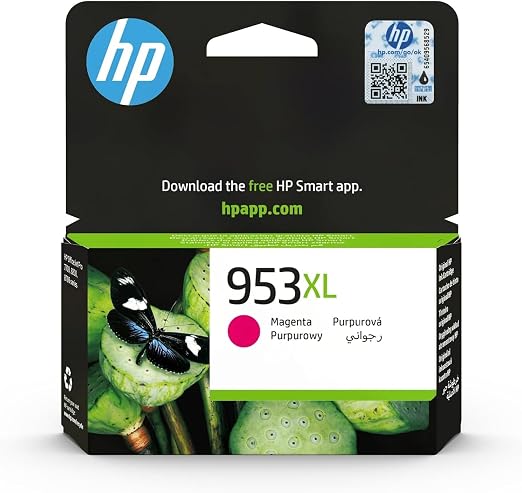 HP 953XL Magenta, Cartucho de Tinta Original, Alta Capacidad