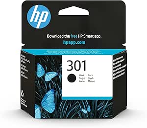 HP 301 Negro, Cartucho de Tinta Original
