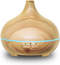 Cecotec Humidificador Ultrasónico y Difusor de Aromas con Temporizador Pure Aroma 150 Yang. Capacidad 150 ml, Temporizador 3 Horas, 7 Colores led, Función aromaterapia, Ultra silencioso