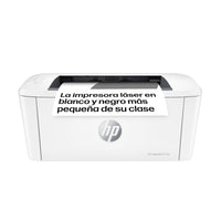 HP LaserJet M110w 7MD66F, Impresora Láser A4 Monocromo - Impresión Doble Cara Manual (20 ppm, Wi-Fi, Wi-Fi Direct, USB 2.0, Bluetooth, Procesador de 500 MHz, Memoria de 32 MB, Smart App) Blanca
