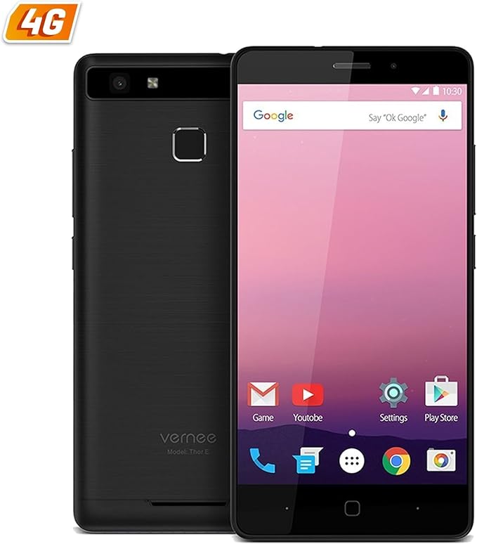 Vernee Thor E - Smartphone de 5" (Octacore, memoria interna de 16 GB, 3 GB de RAM, cámara de 13 MP, Android) negro
