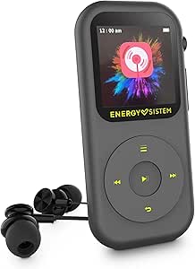 Energy Sistem Reproductor MP4 Handy (16GB, Bluetooth, Radio FM integrada, microSD 128GB) - Gris