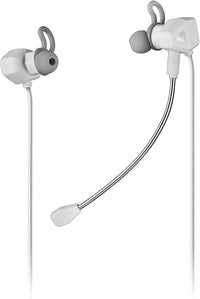 Mars Gaming MIHXW Blanco, Auriculares In-Ear, Micrófono, PS4/PS5/XBOX/SWITCH/PC