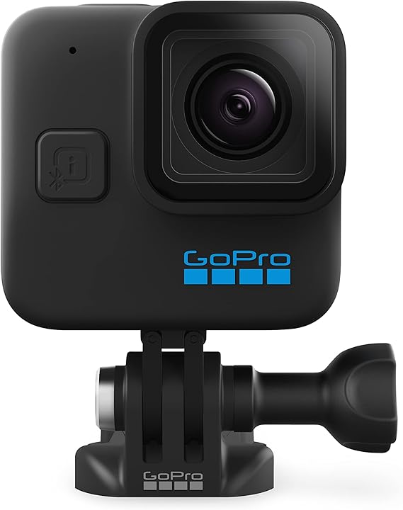 GoPro HERO11 Black Mini - Cámara de acción compacta a Prueba de Agua con Video Ultra HD 5.3K60, imágenes fijas de 24.7MP, Sensor de Imagen de 1/1.9", transmisión en Vivo, estabilización