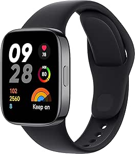Redmi Watch 3, Pantalla AMOLED, Monitor de frecuencia cardíaca, Monitor SpO2, 121 Modos Deportivos, 5 ATM, GPS, hasta 12 días de autonomía, Color Negro