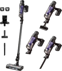 Rowenta X-PERT 7.60, Aspiradora Escoba Sin Cable, 140 W, Batería 45 Min, Ultraligero 2 kg, Cepillo con LED, Accesorios para Coche, Suelo y Techo, RH6A33WO