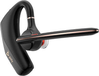 POLY Voyager Legend 50-M, Auricular Bluetooth con cancelación de Ruido por IA, diseño ergonómico, Control por Voz, autonomía 10 Horas, Caja de Carga, Negro