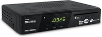 METRONIC 441680 Fransat 4K UHD HDR10 Satélite, Recepción de TDT, Sonido Dolby Atmos, Puerto USB de Doble Potencia, Tarjeta Fransat incluida, Pausa y reproducción de TV (Time Shift)