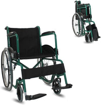 Thumbnail for Mobiclinic®, Silla de ruedas, Autopropulsable, Plegable, Alcazaba, Asiento 46 cm, Sistema subebordillos, Reposabrazos acolchados, Reposapiés abatibles, Antipinchazos