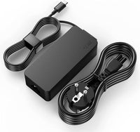 65W Cargador USB C para Lenovo ThinkPad T480, T490, T495, T580, T590, L380, L390, L480, L580, E480, E580, E580, E590, X280, X380, Yoga y Otros Ordenadores portátiles - Adaptador Tipo C
