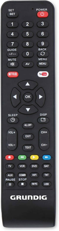 Grundig Universal-Fernbedienung - bis zu 8 Geräte gleichzeitig - 210 x 50 x 18 MM - Schwarz