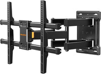 Perlegear Soporte TV Pared Movimiento Completo para Televisores de 32-85 Pulgadas, Soporte TV con Inclinación sin Herramientas y Gestión de Cables, Soporta hasta 60 kg, VESA máx. 600x400mm, PGLF6