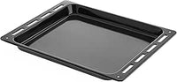 Hoover 42820218 Bandeja de horno, accesorio original, bandeja de apoyo, rectangular, esmaltada, 37x44x4 cm, negra