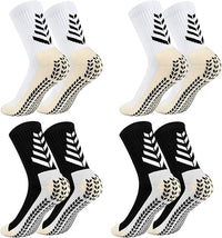 LUROON 3 Pares Calcetines de Fútbol Antideslizantes Calcetines de Corriendo Transpirables Calcetines de Atletismo Hombre Mujer Calcetines de Baloncesto Calcetines Deportivos