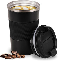 Termo Café o Te - Taza Termo Cafe para Llevar, Vaso Termico con Mantenimiento de Frío y Calor 4-6 Hrs, Taza Térmica de Acero Inoxidable BPA Free, Vaso Café para Llevar, vaso termico duradero
