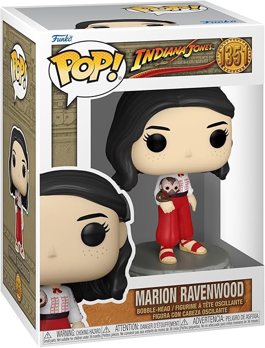 Funko Pop! Movies: Indiana Jones ROTLA - Marion - Raiders of The Lost Ark - Figura de Vinilo Coleccionable - Idea de Regalo- Mercancia Oficial - Juguetes para Niños y Adultos - Movies Fans