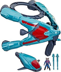 Hasbro - Marvel Guardianes de la Galaxia Vol. 3, Figura de acción con vehículo y Arma, Juguetes de superhéroes para niños y niñas