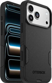 Otterbox Commuter Series MagSafe Funda para iPhone 17 Pro MAX, Resistente a Golpes y caídas, Rugerizada, Protectora, Testada 3X estándares Militares anticaídas, Negro