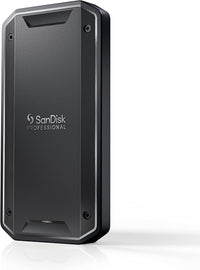 SanDisk SSD Profesional de 4 TB PRO-G40 hasta 3000 MB/s, Unidad Externa de Estado sólido, Thunderbolt 3 (40 Gbps), USB-C (10 Gbps) Ultra Resistente IP68 Resistente al Polvo y al Agua
