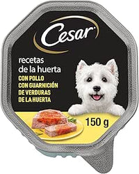 César Vasina per Cani ricetta dell'orto di Pollo e Verdure da 150 g