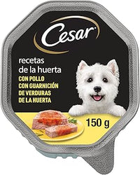 César Vasina per Cani ricetta dell'orto di Pollo e Verdure da 150 g