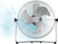 Cecotec Ventilador Industrial EnergySilence 4100 Pro. 100 W, 3 Aspas Metálicas de 18