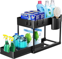 Puricon Estantería Bajo Fregadero, Estante Organizador Mueble Bajo Fregadero Cocina Lavabo -1 Unidad