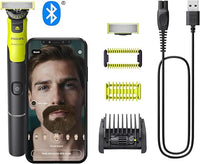 Philips OneBlade 360 con Bluetooth, Recortadora para Barba y Cuerpo, Afeitadora Eléctrica Hombre, Depilación masculina, 2 Cuchillas, 5 Longitudes, 60 minutos de uso con 1 hora de carga, QP4631/30