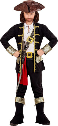 Thumbnail for W WIDMANN MILANO Party Fashion - Disfraces infantiles de capitán pirata, bucanero, bandido, disfraces de carnaval