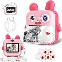 Thumbnail for TOYOGO Cámara Instantánea para Niños, 32G Digital Printing Camera, 1080P & 12 MP HD Dual Lens, 2.4 Inch Screen, 5 Rollos de Papel, Birthday and Christmas Toy Gift for Boys and Girls