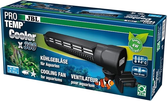 JBL PROTEMP Cooler x300 Ventilador de refrigeración para acuarios de 90-300 l de agua dulce y salada