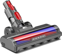 Cepillo con rodillo suave para Dyson V7 V8 V10 V11 V15 boquilla de suelo de repuesto para scooter suave cepillo de repuesto luces delanteras para suelos duros como parqué, suelos de madera, suelos