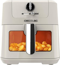 Thumbnail for Cecotec Freidora de Aire sin Aceite de 5 L con Ventana Air Fryer Cecofry Antique 5000 Window. 1500 W, Digital, Área de Cocinado de 5 L y Tecnología PerfectCook, Diseño Retro en Blanco