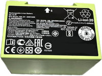 Batería de repuesto Ukkipower 14,4 V 1800 mAh ABL-D1 para iRobot Roomba e5 e6 e5150 e5152 e6198 e619820 i i3 3150 i3+ 3158 3550 i4 4150 i4+ 4555 0 455 2 i6 i7 i7+ 7150 7156 7158 7550 7558 i8 Plus