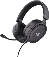 GXTrust 498 Forta Cascos PS5 / PS4 Sostenibles, Licencia Oficial para PlayStation 5, Diadema Regulable, Micrófono Extraíble, Auriculares Gaming, Cable de 1.2 m, Negro