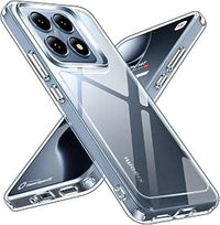 ivoler Anti-Amarillo Clara Funda para Xiaomi 14T / Xiaomi 14T Pro, [Protección Militar] Carcasa Bumper Teléfono Antigolpes Transparente Anti-arañazos Silicona PC Duro Case