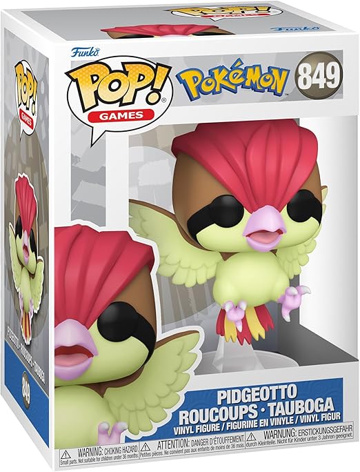 Funko Pop! Games: Pokemon - Pidgeotto - Figura de Vinilo Coleccionable - Idea de Regalo- Mercancia Oficial - Juguetes para Niños y Adultos - Video Games Fans - Muñeco para Coleccionistas y Exposición