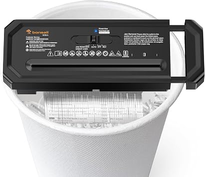 Bonsaii Destructora de Papel sin Cubo, Hojas con Corte en Tiras, S125-A