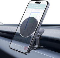 LANTU Soporte para Teléfono MagSafe para Tesla Model Y 2025 y Model 3 2024-2025 Soporte Magnético para Coche para iPhone Serie 12-16 (No Compatible con Performance)