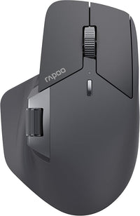 Rapoo MT760L ratón inalámbrico ratón inalámbrico 4000 dpi Sensor batería Recargable ergonómico PC y Mac – Gris Negro