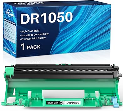 INK4U DR-1050 Tambor Compatible para Brother DR1050 para HL-1210W HL-1110 DCP-1610W HL-1212W DCP-1612W DCP-1510 DCP-1512 MFC-1910W MFC-1810
