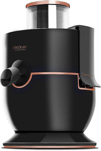 Cecotec Licuadora para Frutas y Verduras ExtremeTitanium 19000. 1000 W, 19000 rpm de Velocidad, Recubrimiento de Titanio en el Disco, Canal de Entrada XL, 2 Velocidades, Color Negro