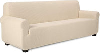Thumbnail for TIANSHU Funda Elástica para Sofá, Funda Sofa 4 Plaza, Ajustables Fundas Sofa Elasticas, Proteger el sofá, Funda de Sofá con Reposabrazos Antideslizante Antimanchas Lavable (Beige)