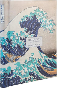 Grupo Erik Fotoalbum zum Selbstgestalten Die Große Welle vor Kanagawa Hokusai Scrapbook Weiße Seiten - Fotoalbum Klein 24x32 cm - Photoalbum 30 selbstklebend Seiten - Fotobuch zum Selbstgestalten