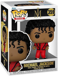 Funko Pop! Rocks: Michael Jackson - (Thriller) - Figura de Vinilo Coleccionable - Idea de Regalo - Mercancia Oficial - Juguetes para Niños y Adultos - Music Fans - Muñeco para Coleccionistas