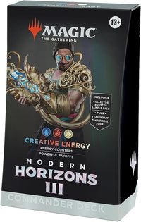 Magic: The Gathering Modern Horizons 3 Commander-Deck – Kreative Energie (Deck mit 100 Karten, Sammler-Booster-Probepackung mit 2 Karten + Zubehör) (English Version)