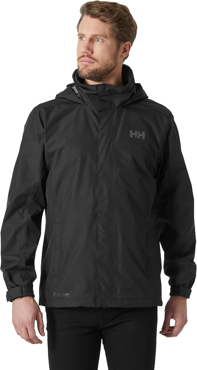 Chaqueta Impermeable talla M regular para Hombre con Helly Tech – Ideal para Uso Diario y Actividades Marítimas