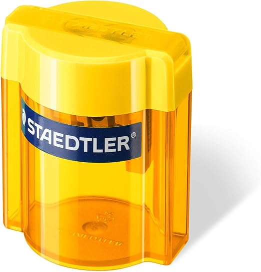 Staedtler Superjumbo 513 006 Double taille-crayon, 1 pièce (couleurs assorties)
