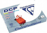 Clairefontaine 3806C - Pack de hojas, Blanco, A4, 125 hojas, 350 g/m2
